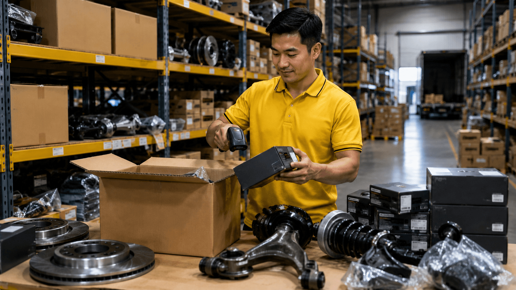 Automotive parts warehouse management