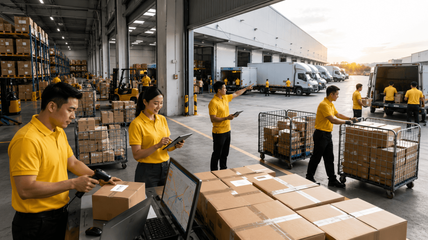 E-commerce last-mile delivery management