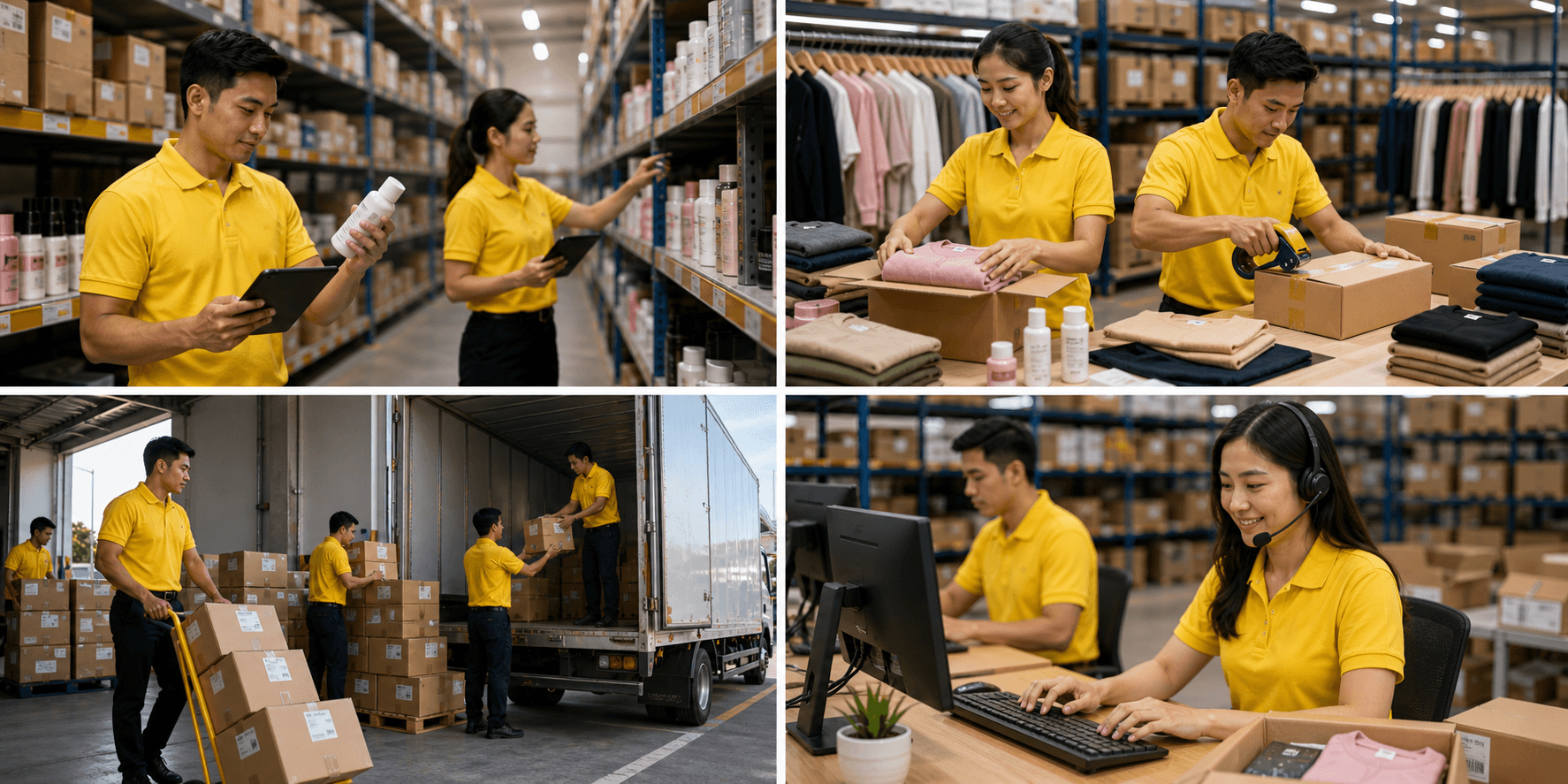 E-commerce warehouse and fulfillment operations